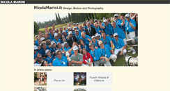 Desktop Screenshot of nicolamarini.it